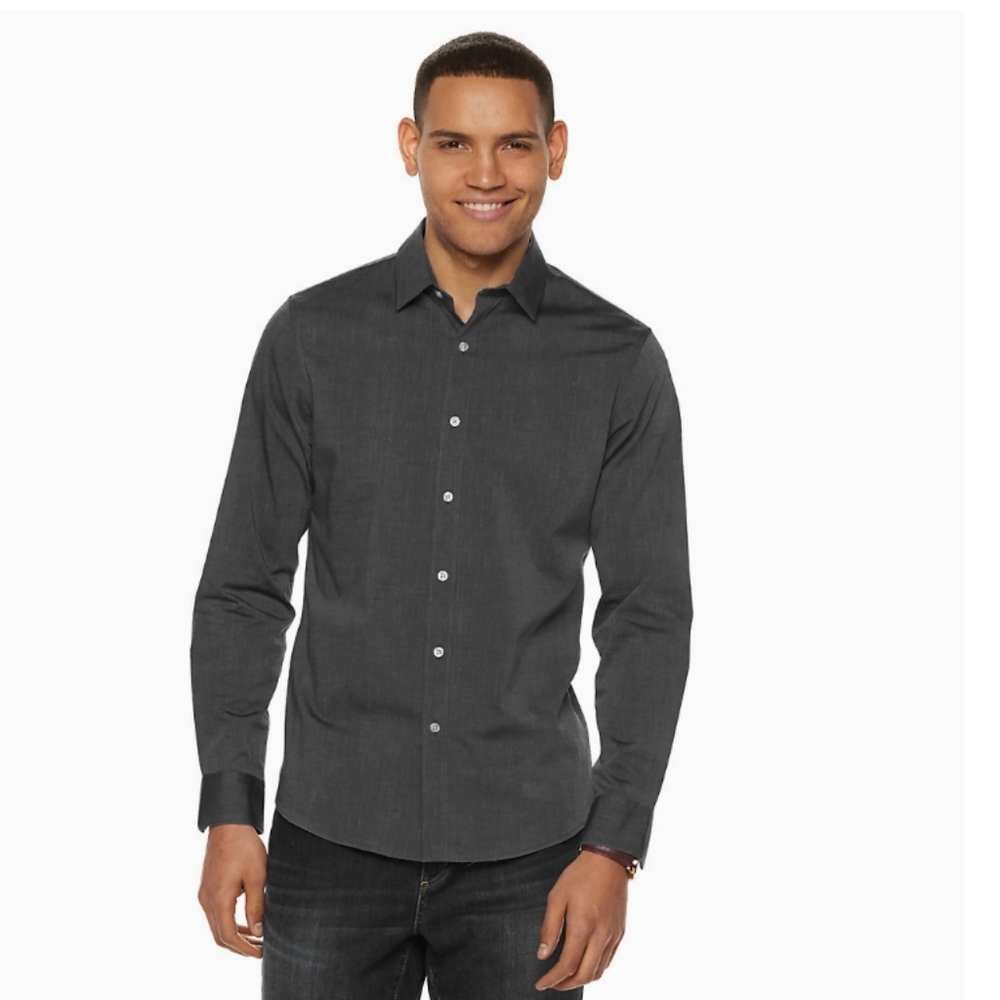 APT 9 Button Down